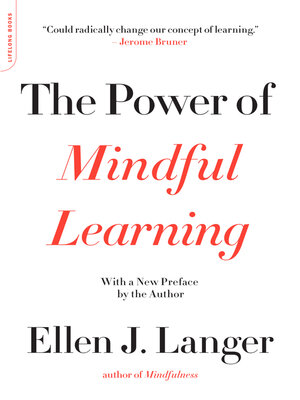 cover image of The Power of Mindful Learning